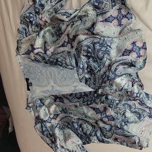 Paisley Silk Wrap Top